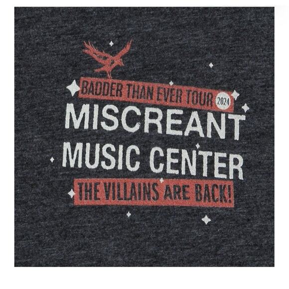 Disney Parks Villains Concert Tour Tee For Adults sz L - Picture 3 of 4